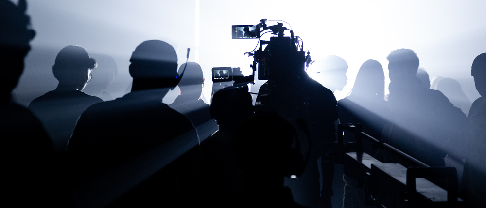 Film crew shooting
